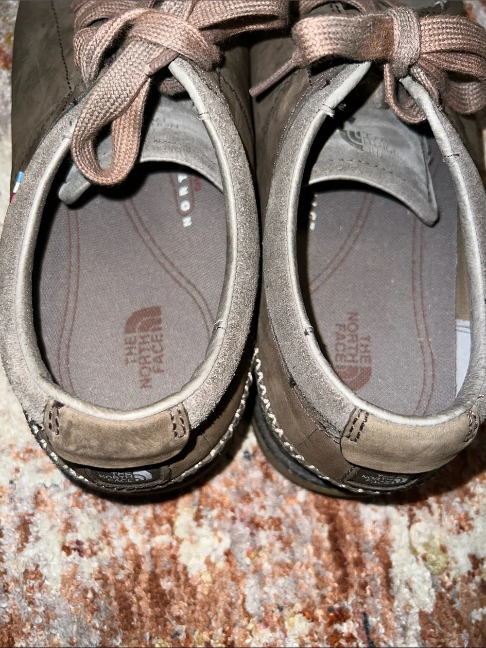 The North Face Men's Brown Suede Lace-Up Moccasin Sneakers Hayden Shoes